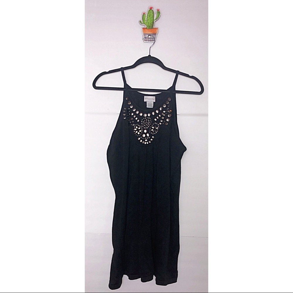 Soft surroundings tank | black | size 2x